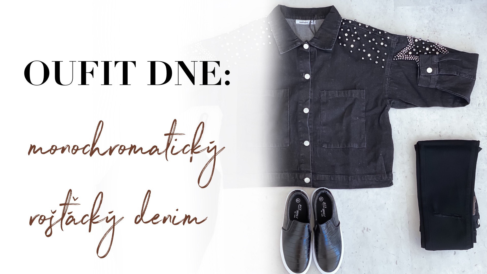 Outfit dne: monochromatický rošťácký denim