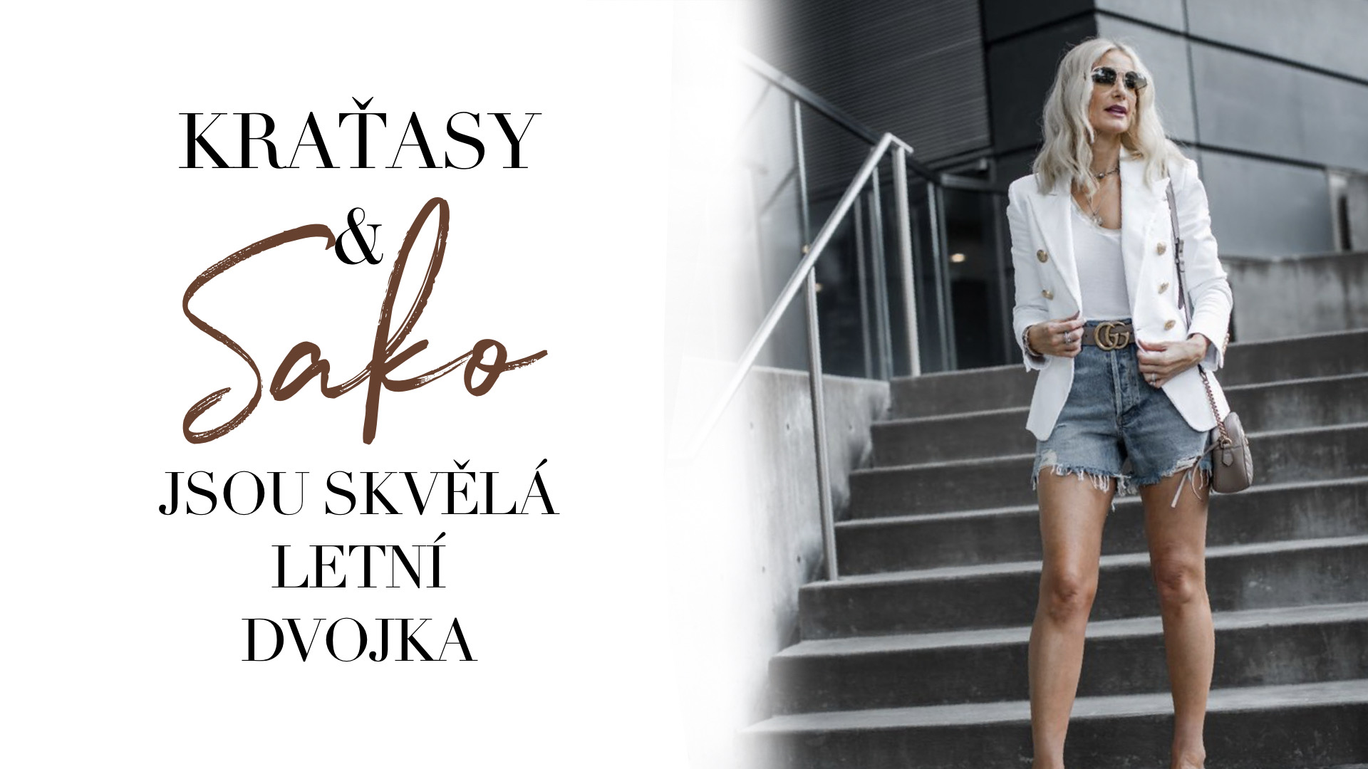 Kraťasy a sako jsou skvělá letní dvojka!