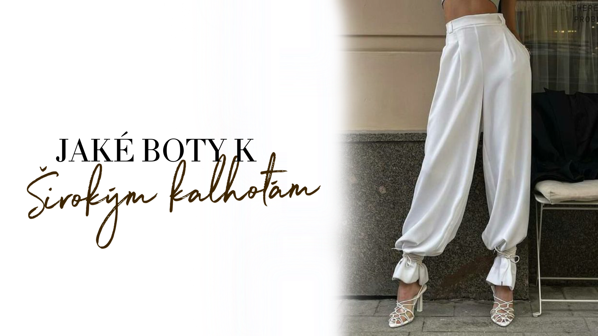 Jaké boty se hodí k širokým kalhotám?
