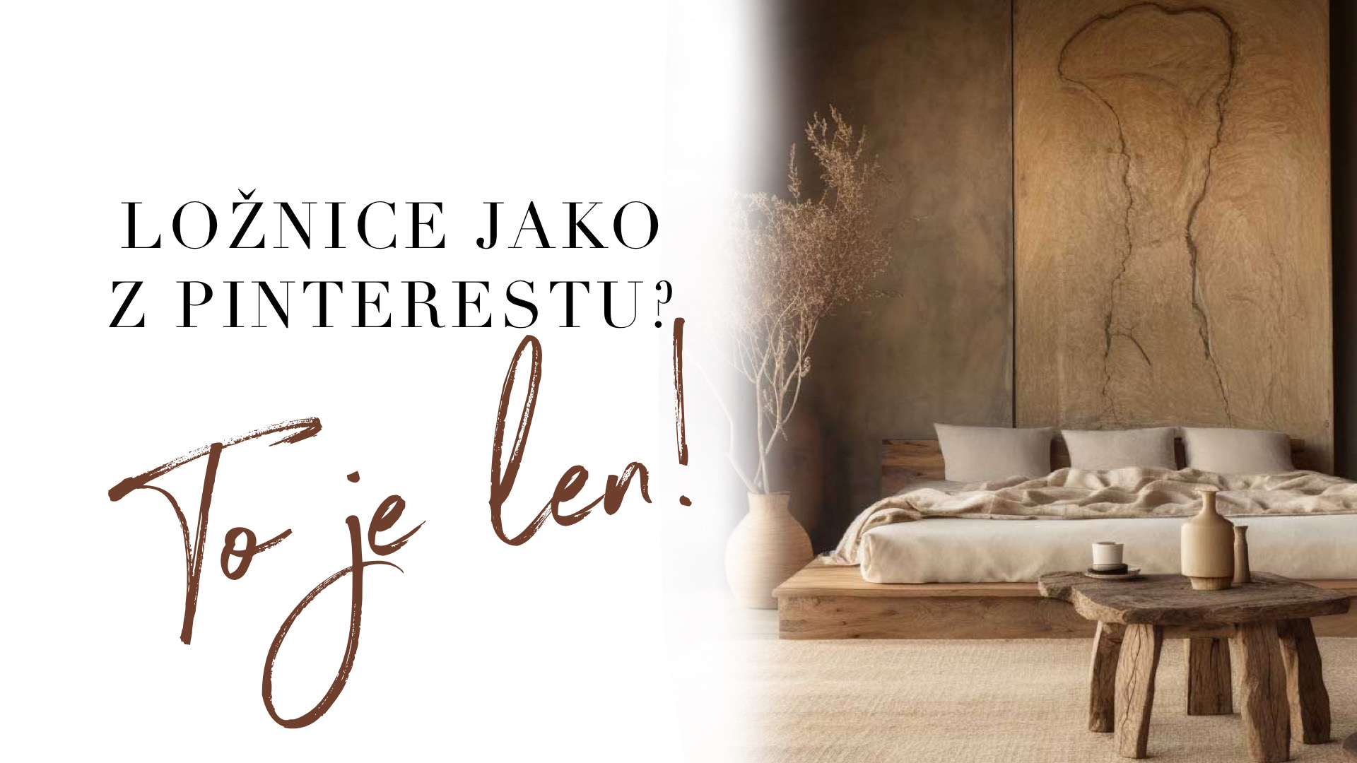 Ložnice jako z Pinterestu? Vsaď na lněné povlečení.