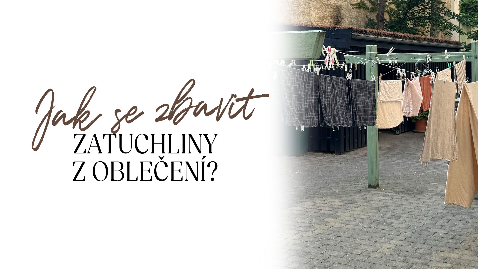 Jak se zbavit zatuchliny z oblečení?