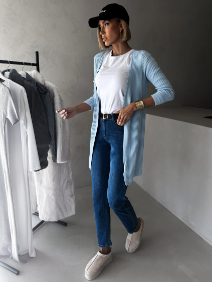Světle modrý cardigan RANELLI