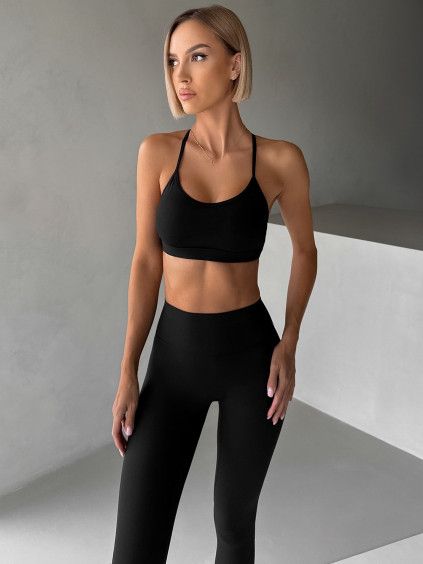 Černá sportovní podprsenka BARYNA