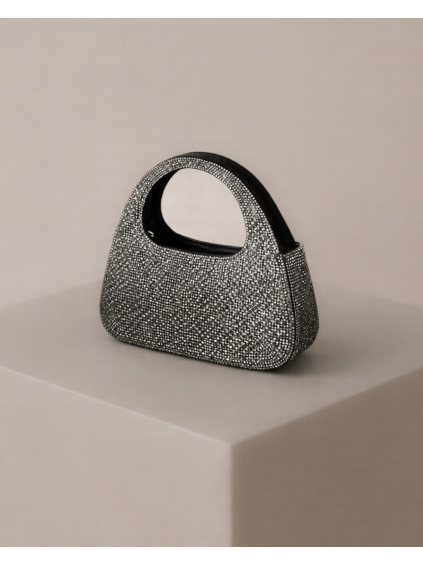 Černá třpytivá kabelka HALIMOR