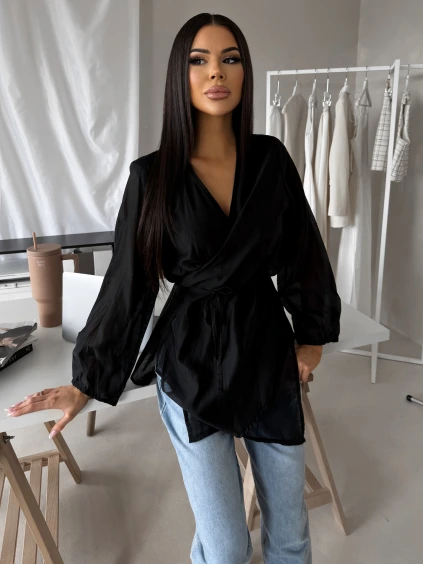 Černá elegantní halenka BENDIX