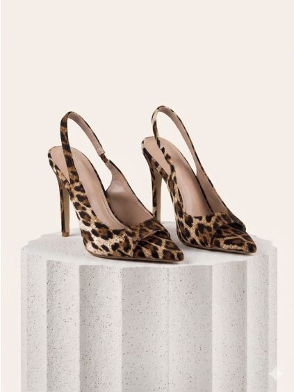 Leopardí lodičky na podpatku MARISSE
