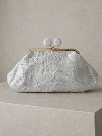 Bílá elegantní mini kabelka do ruky BELLUXE