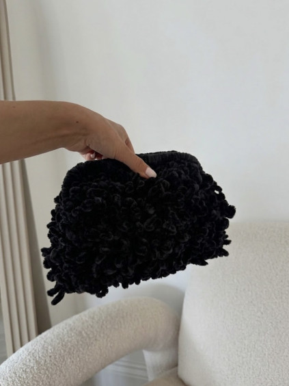 Černá stylová mini malá kabelka BELVANI