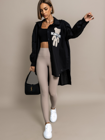 Černá oversized košile BADIA