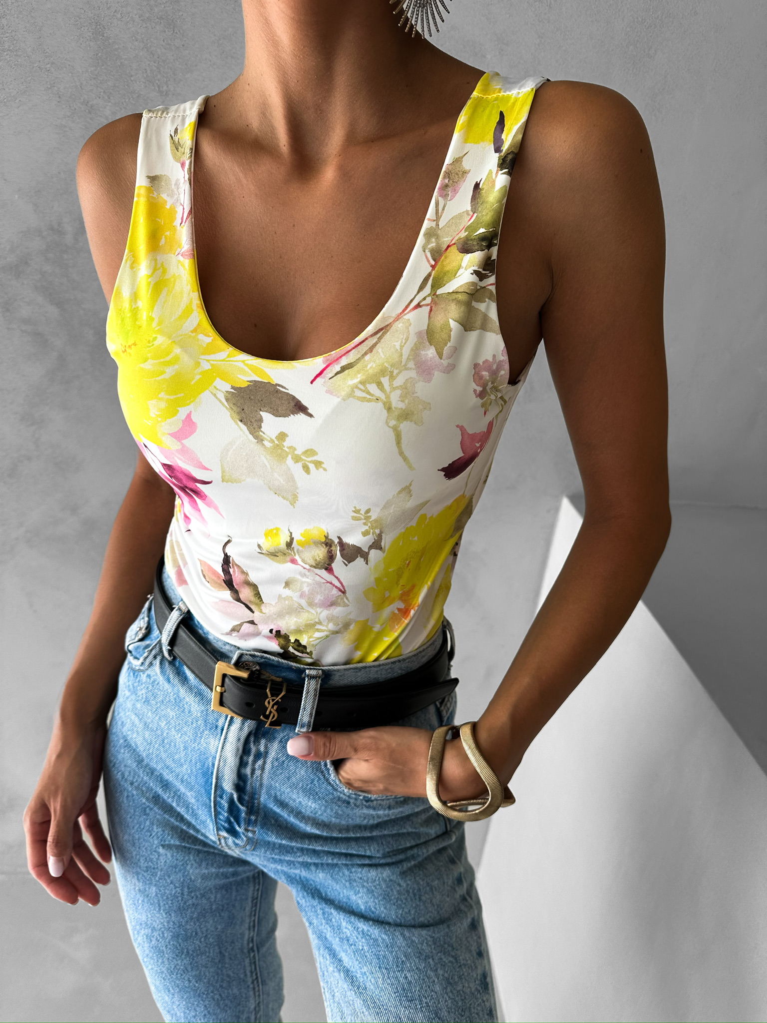 Žluté elastické body SUMFRESH Velikost: ONESIZE