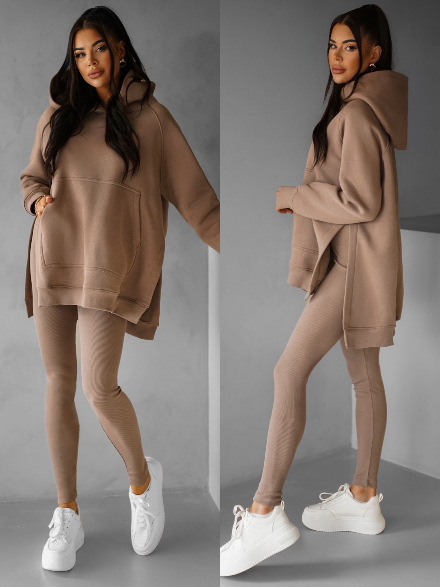 Hnědá teplákovka BELLOVA 