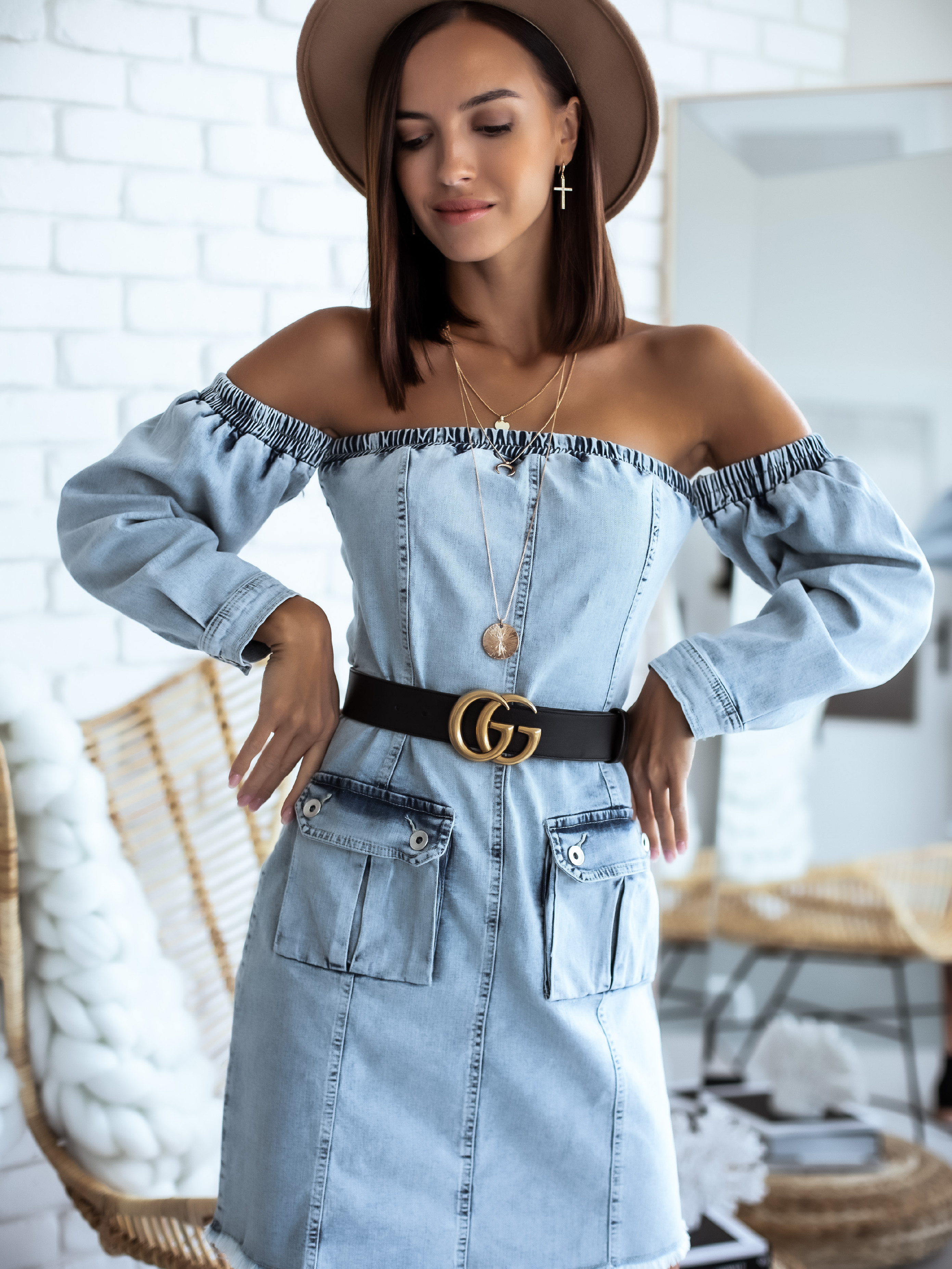 Denim šaty Future Velikost: M/L
