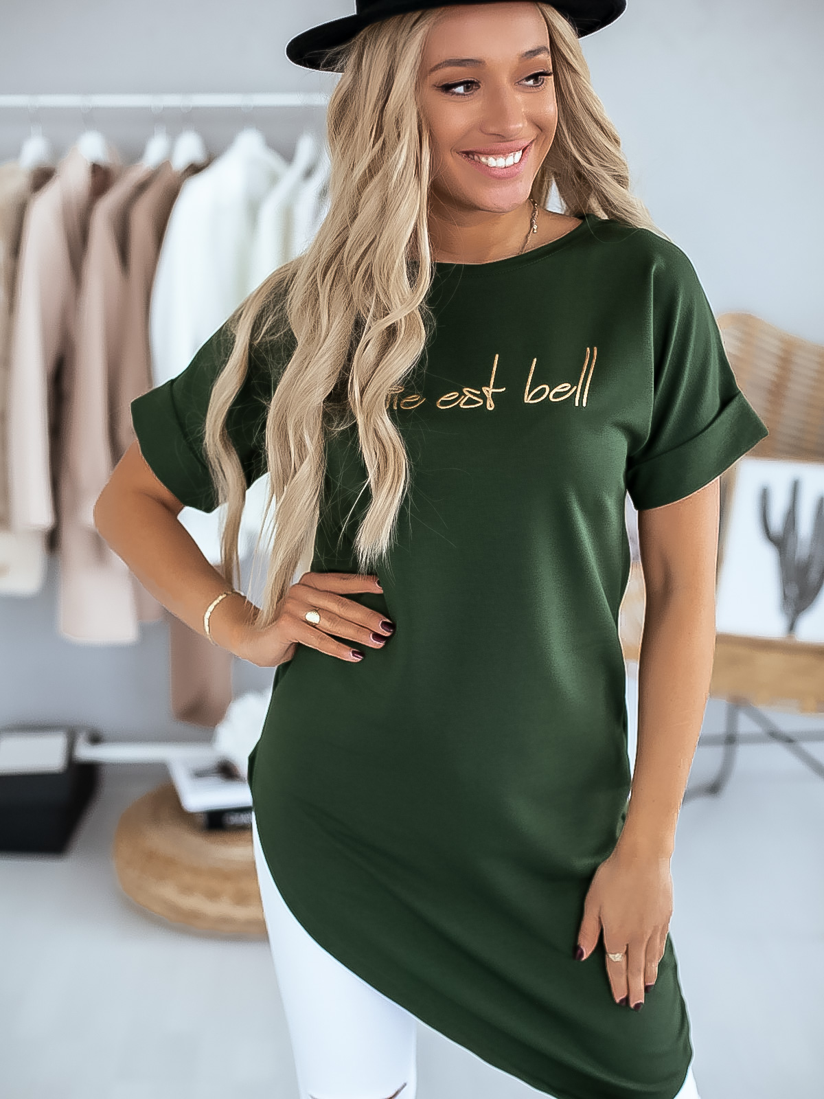 Šaty Belle Barva: Khaki