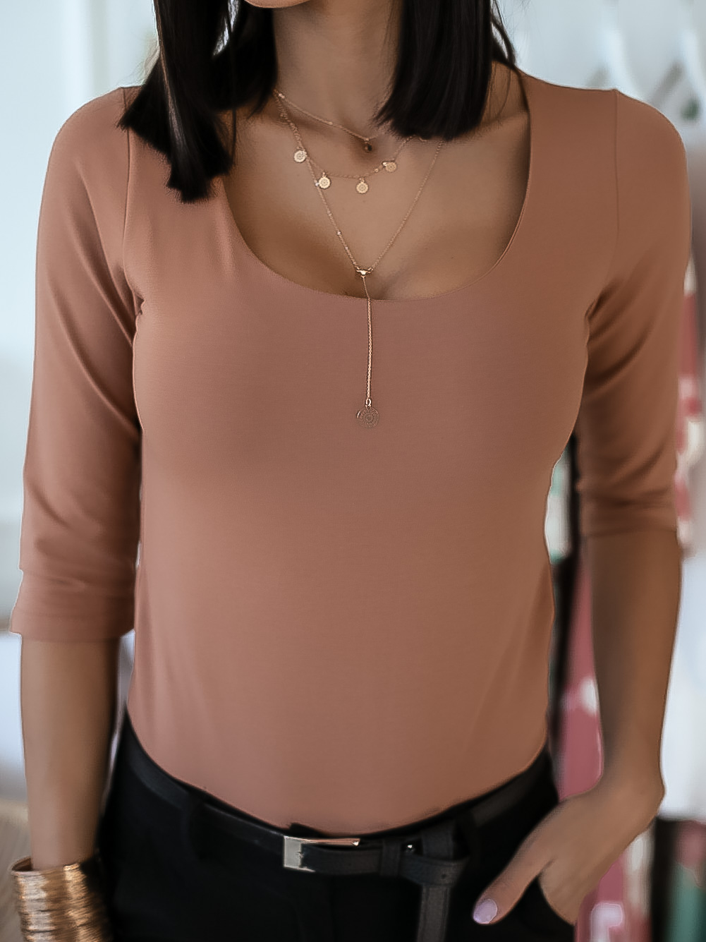 Triko Alya Barva: Hnědá