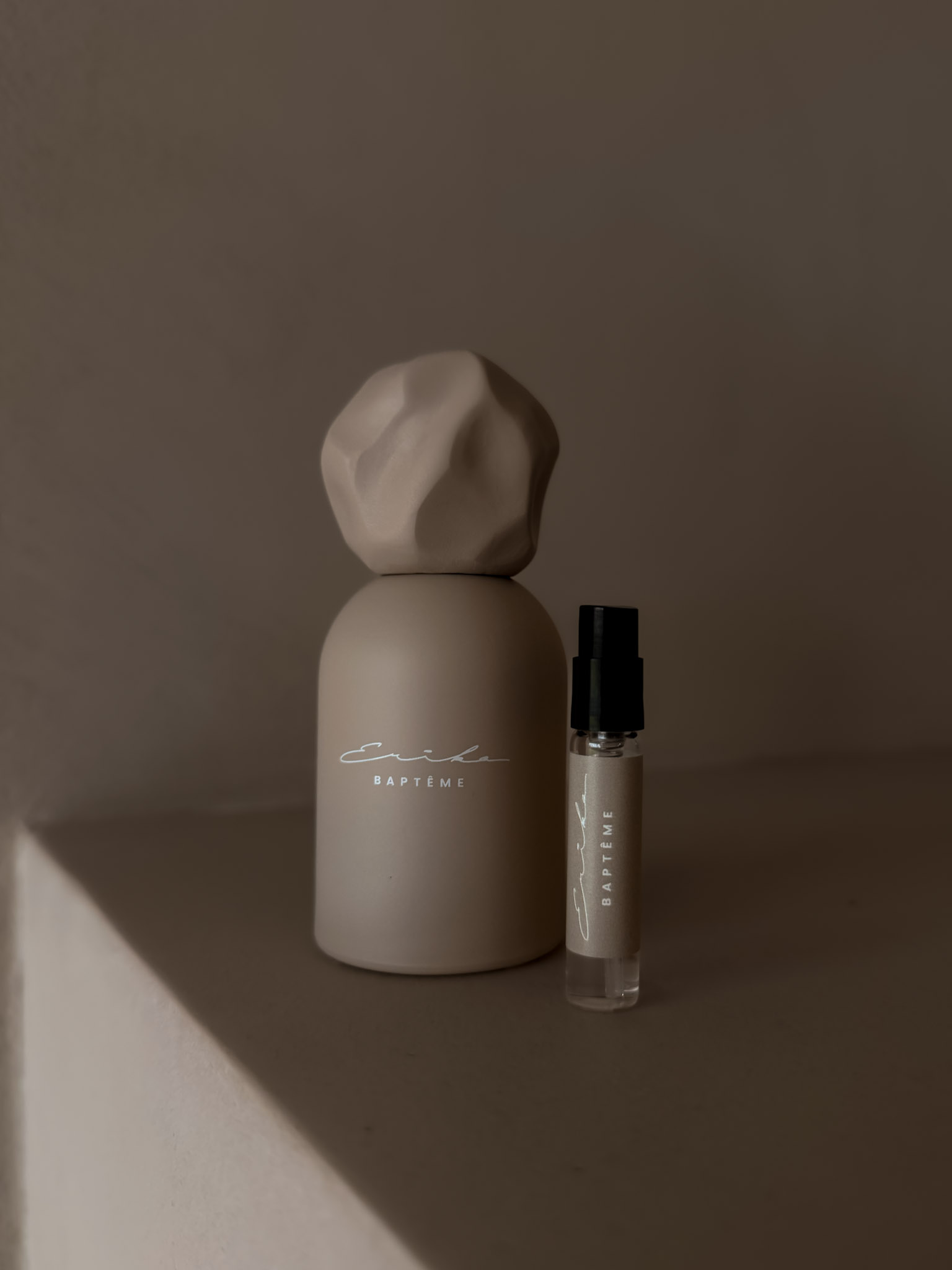 Vzorek Eau de Parfum BAPTÊME · jemná vůně čistoty · 2,5 ml Varianta: Vzorek 2,5 ml