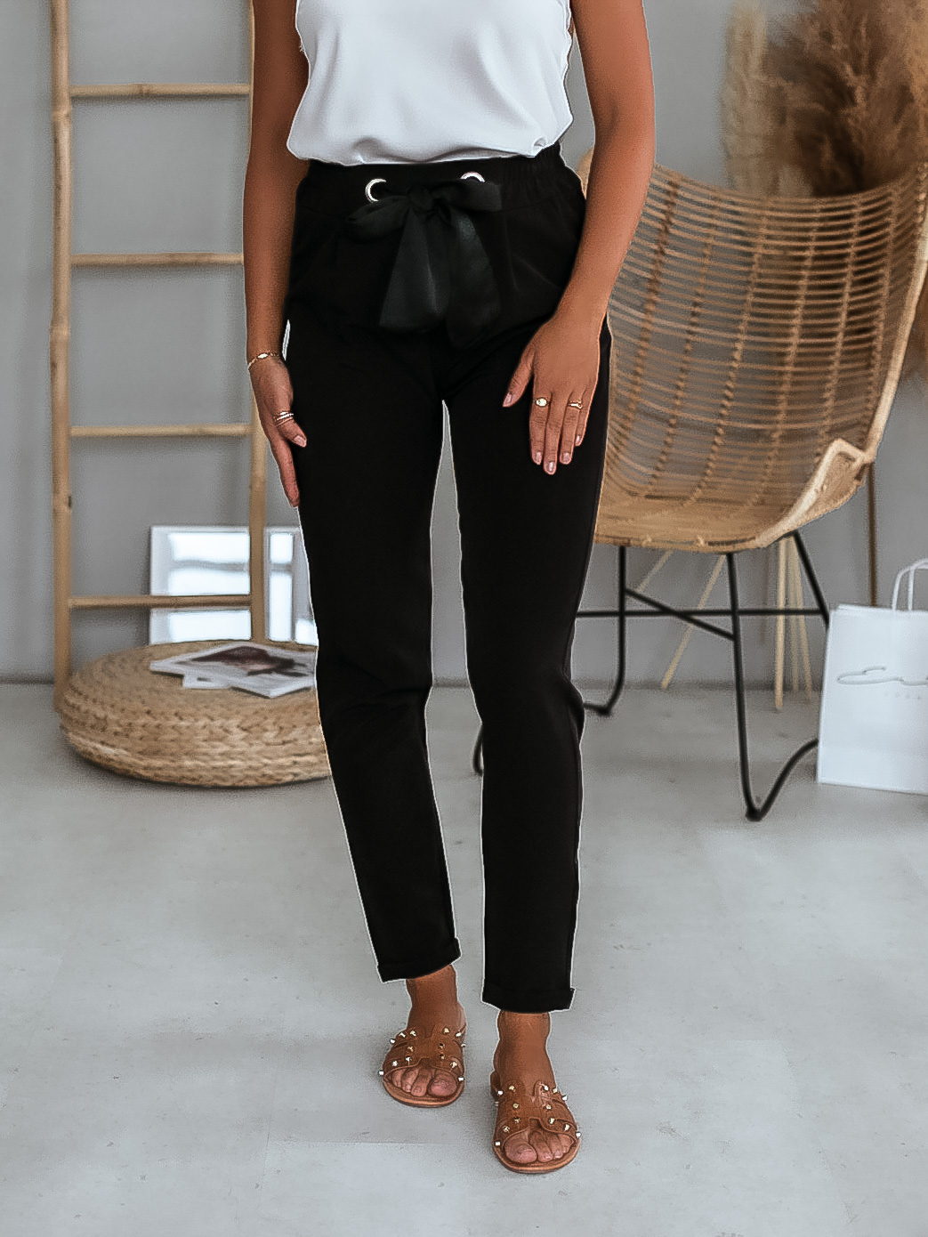 Kalhoty Ashton/black