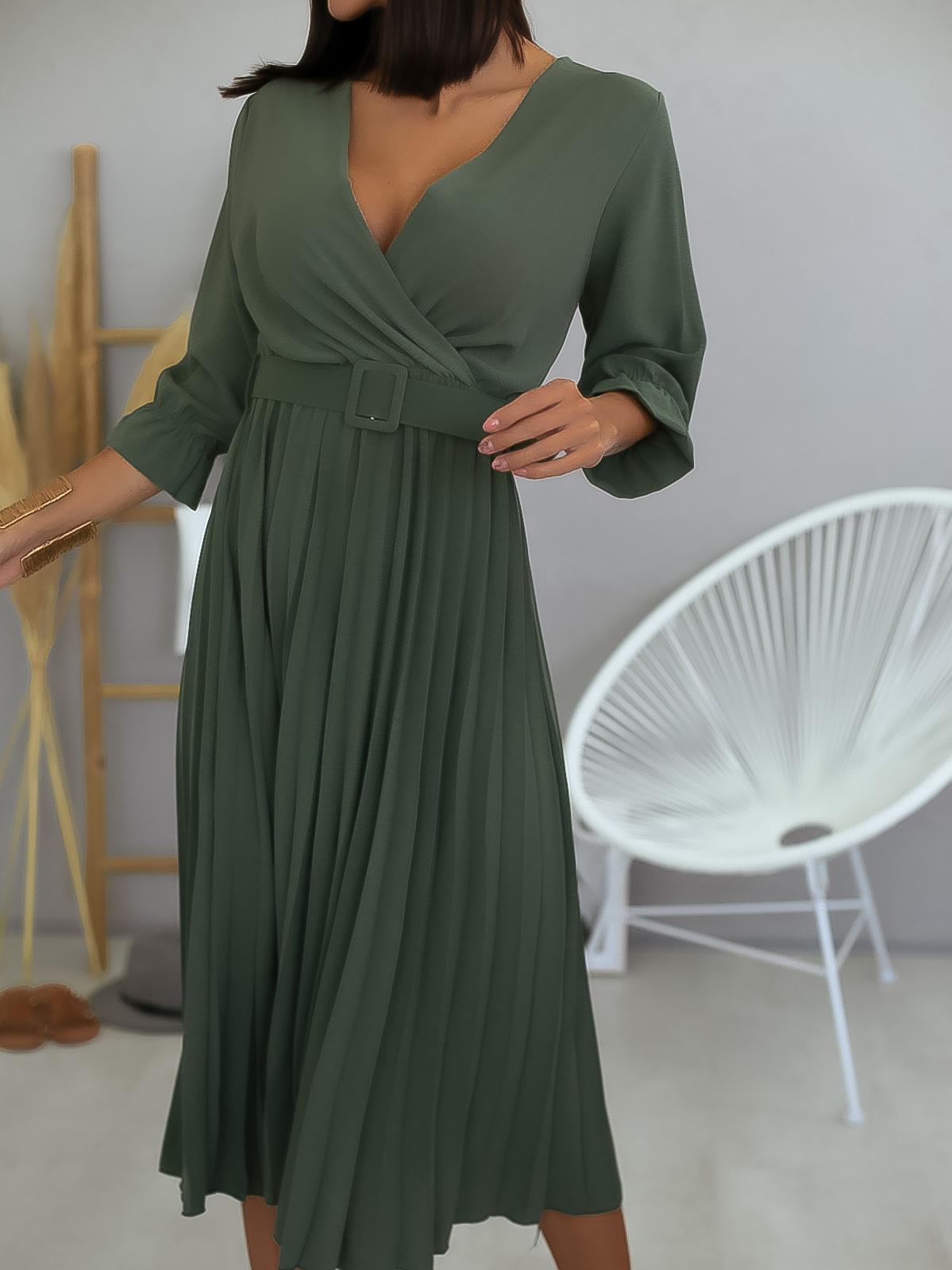 Šaty Mason Barva: Khaki