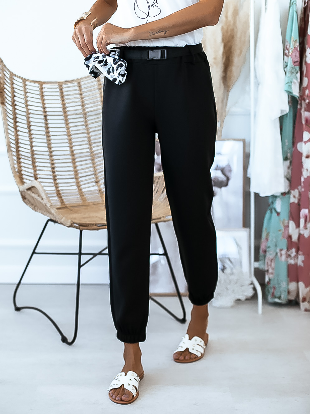 Kalhoty Pocket/black Velikost: L