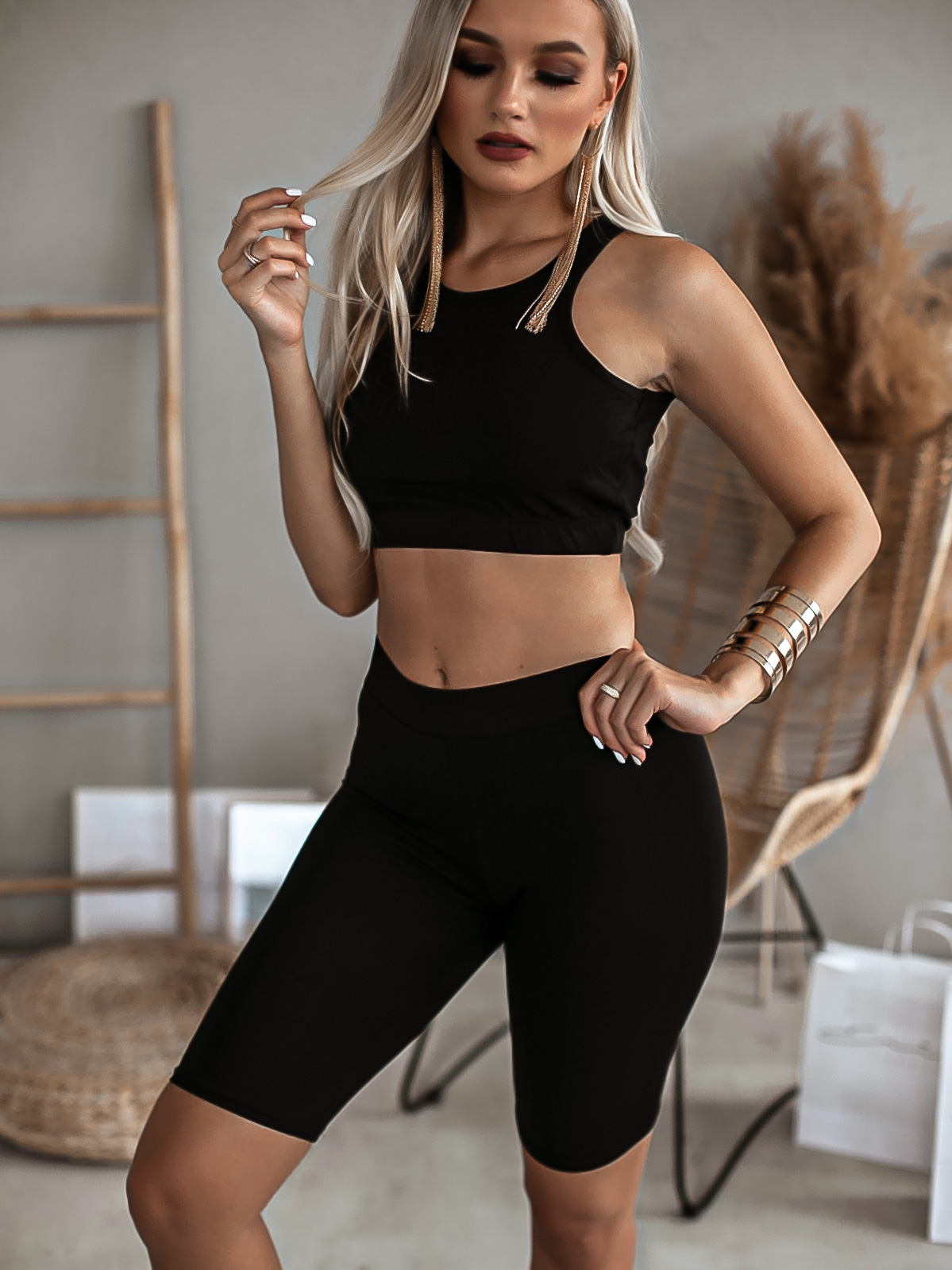 Komplet Comfy Barva: Černá, Velikost: XL