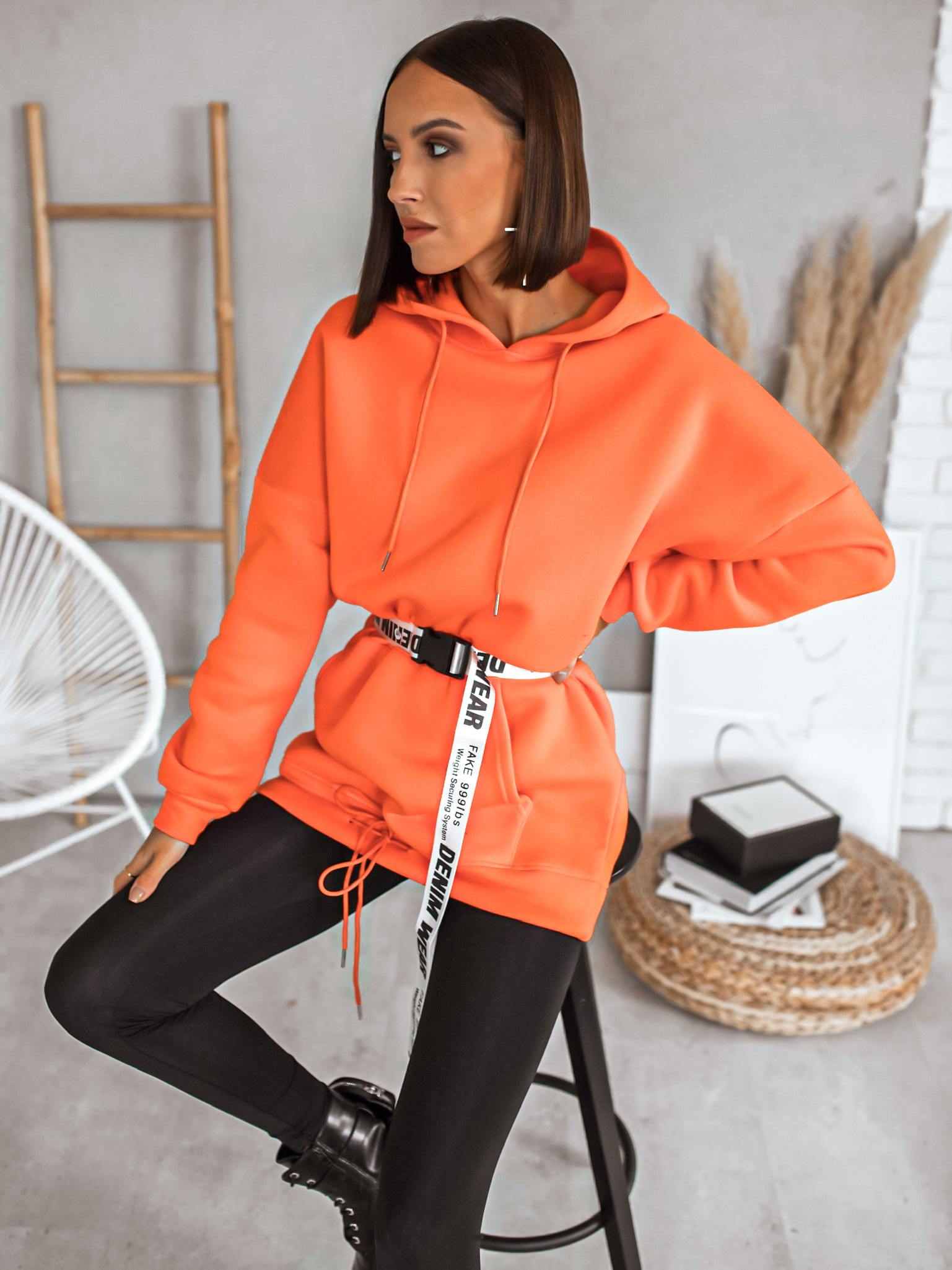 Mikina Avery Barva: Oranžová, Velikost: L/XL