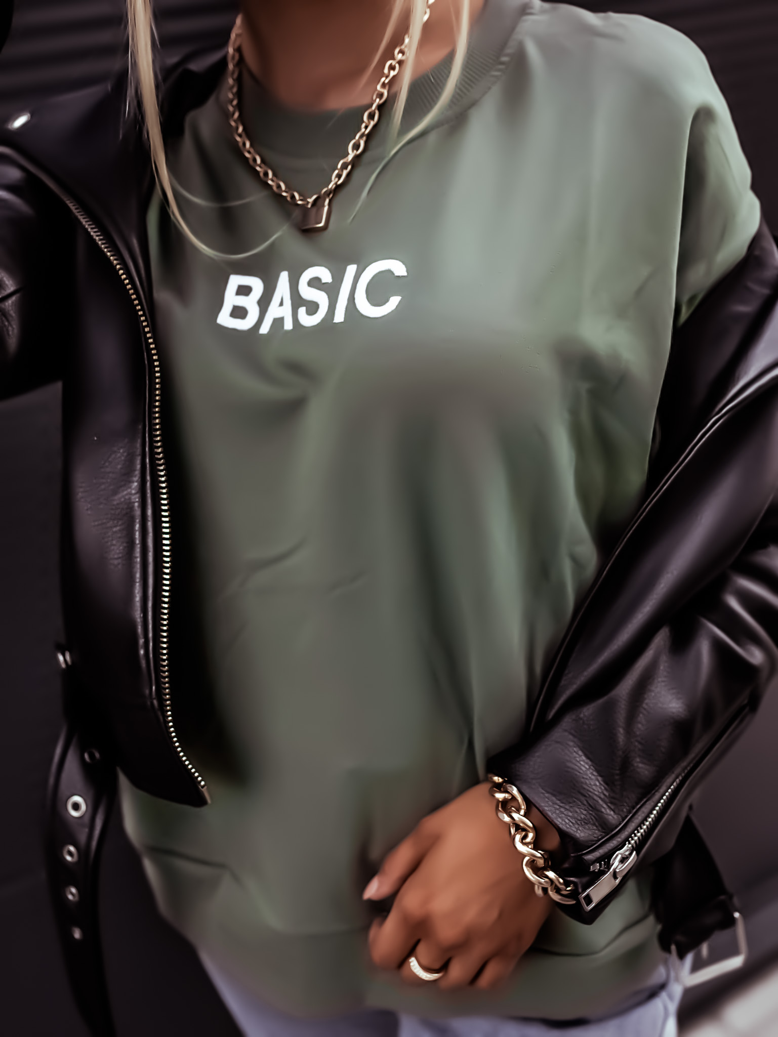Mikina Basically Barva: Khaki