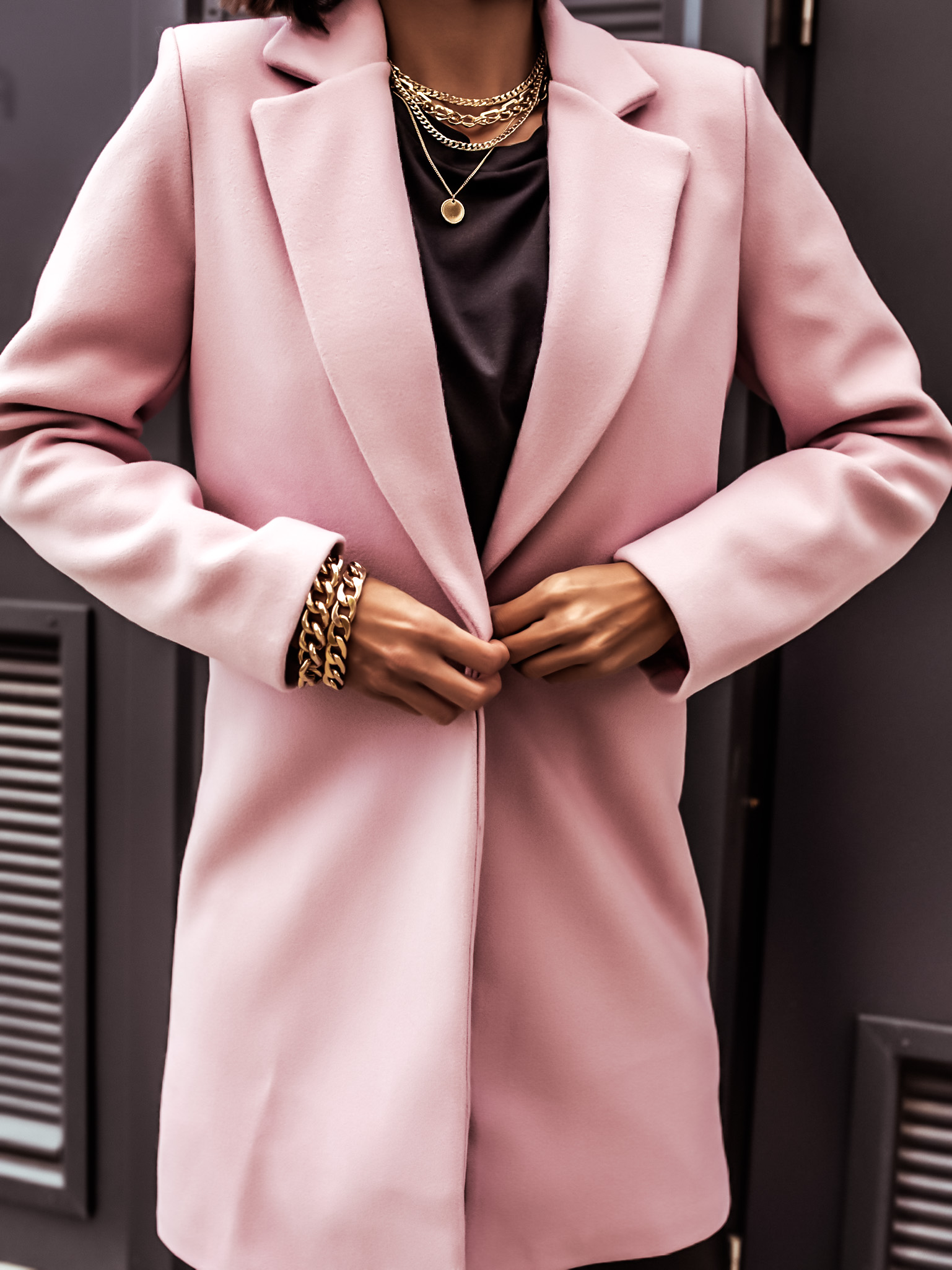 Kabát Styled Barva: Starorůžová