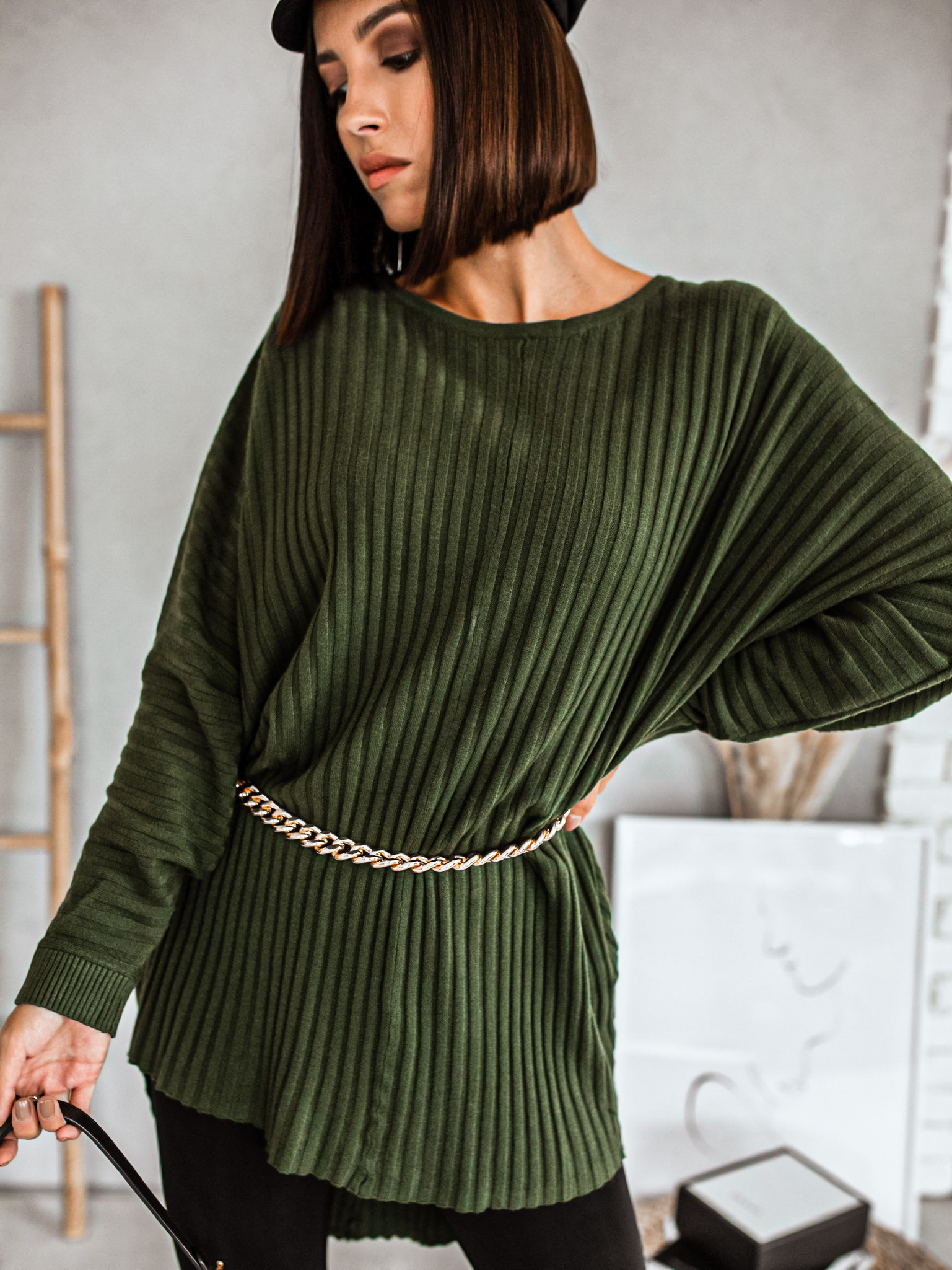 Svetřík Lorena Barva: Khaki