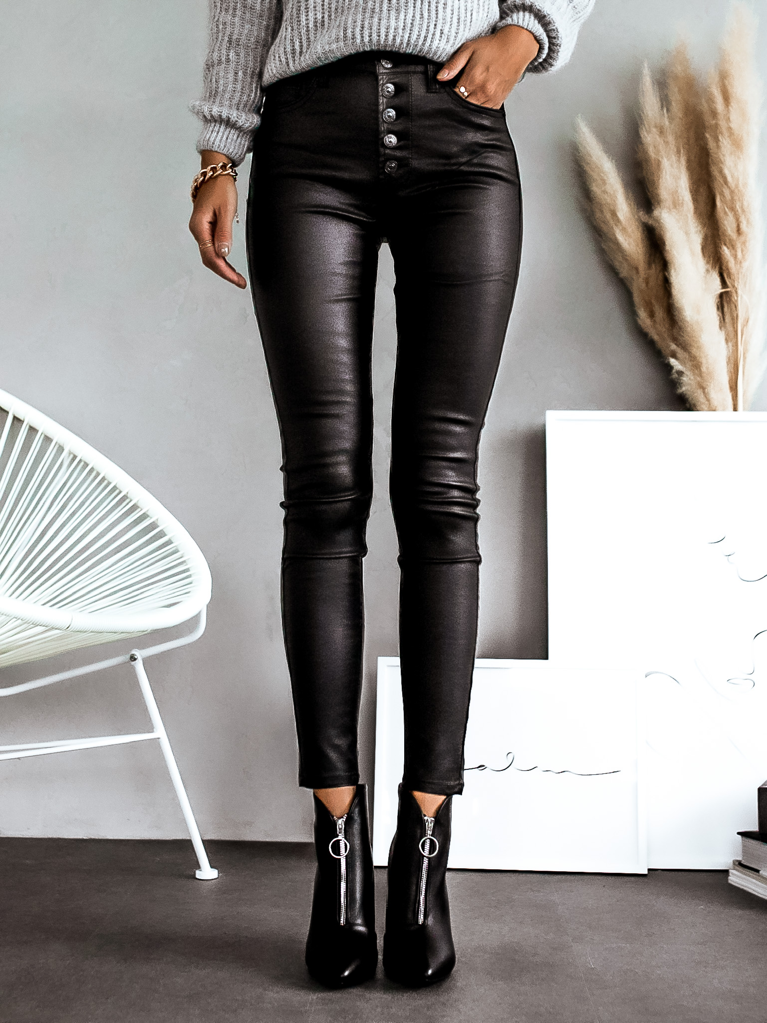 Kalhoty Foxy/black Velikost: XS