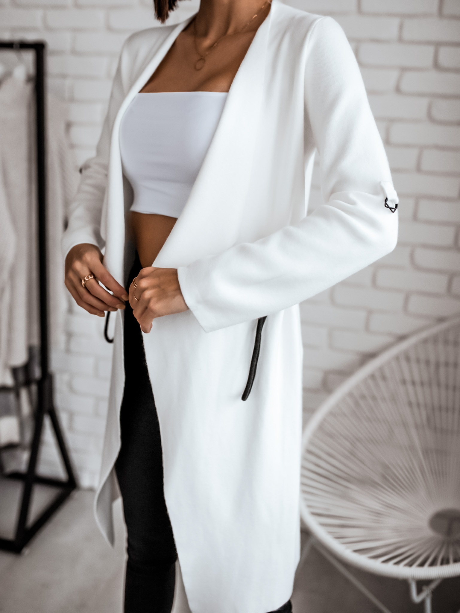 Cardigan Louisa Barva: Bílá