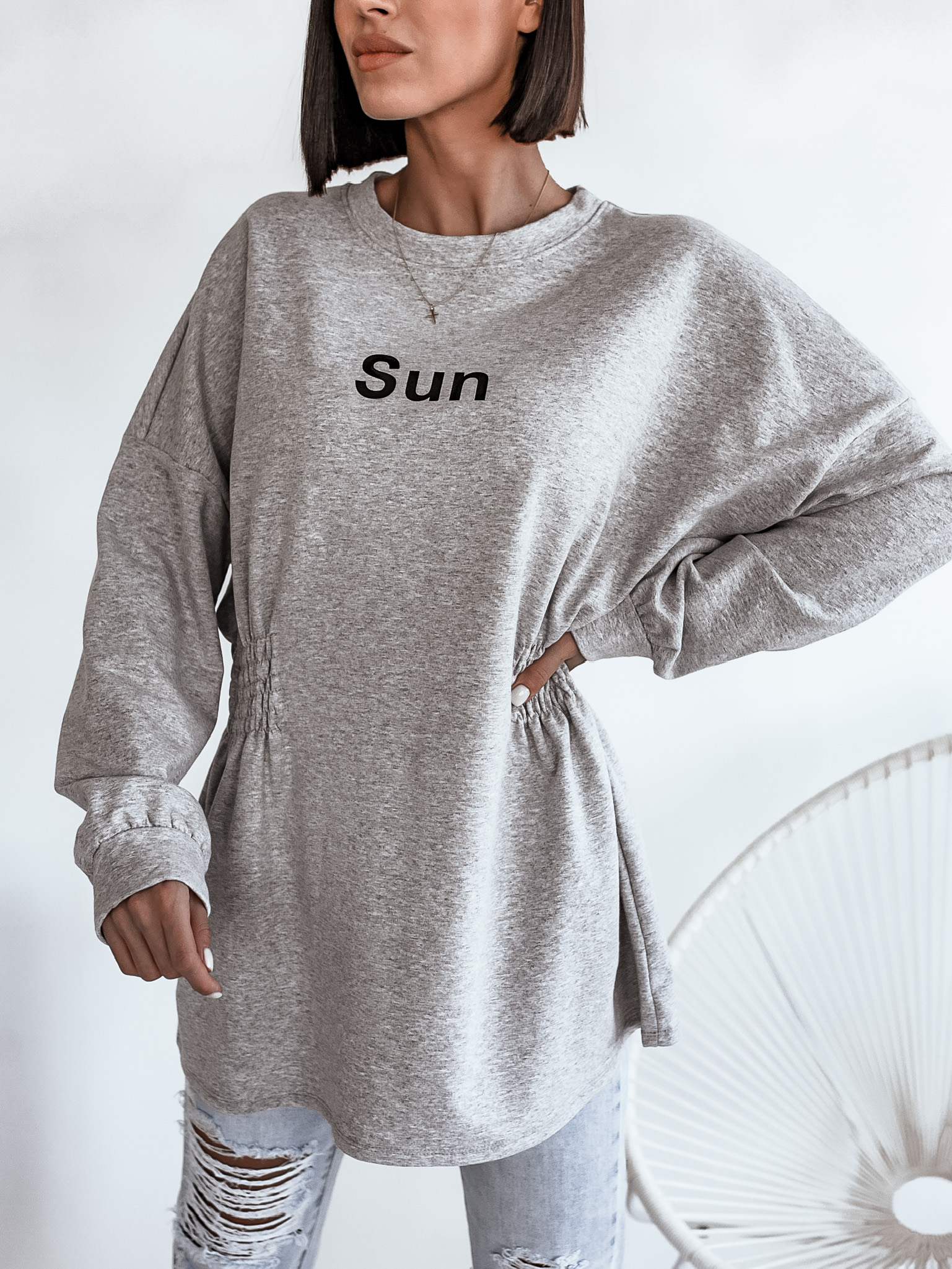 Mikina Sun Barva: Šedá