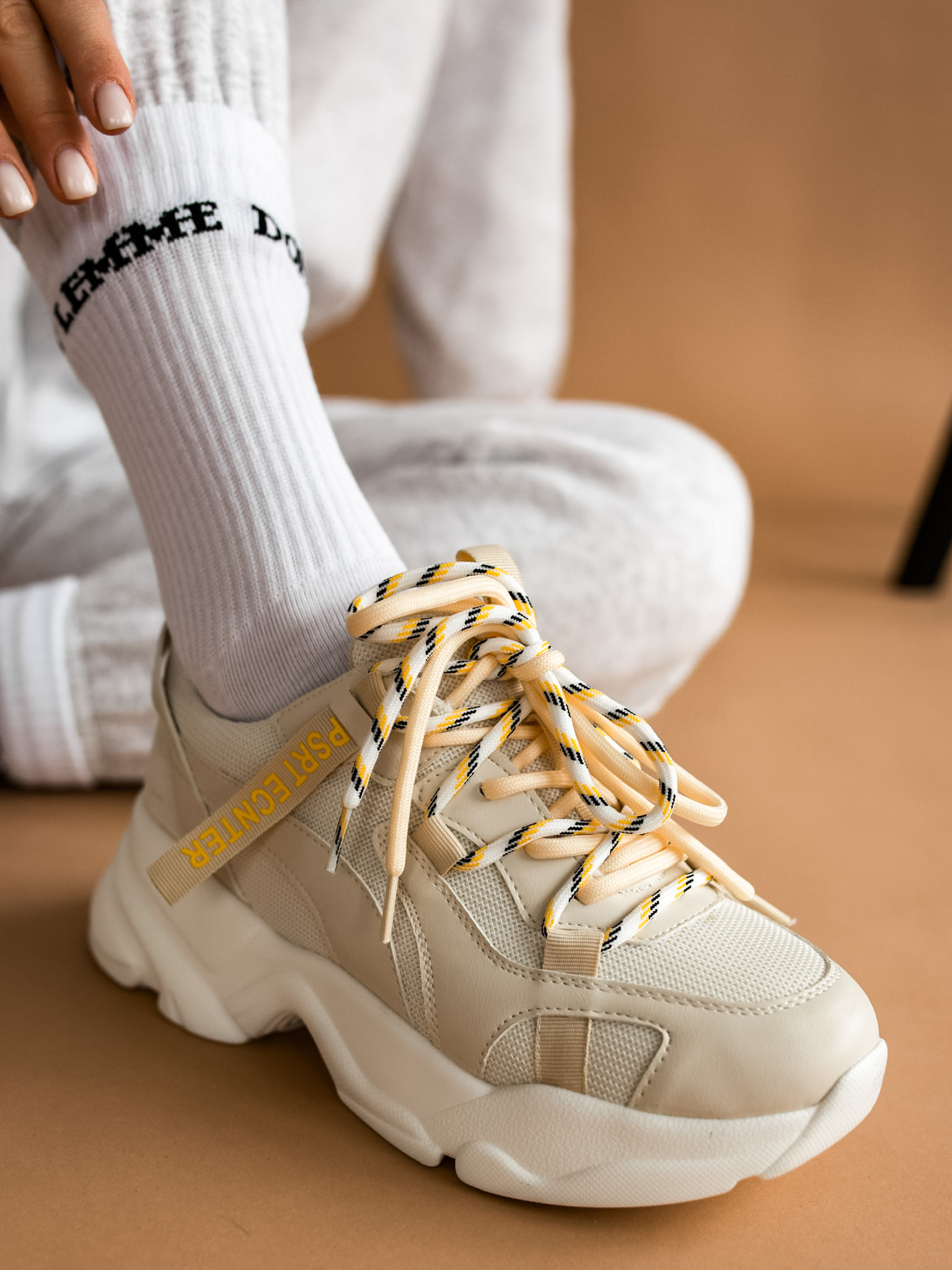 Tenisky Posie/beige Velikost: 37
