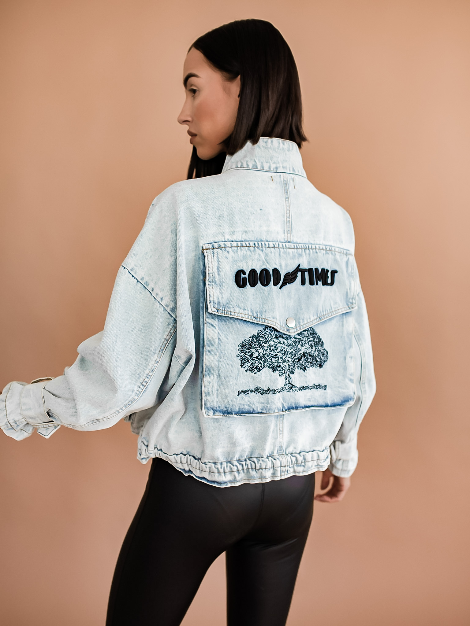 Denim bunda Creative/blue Barva: Modrá