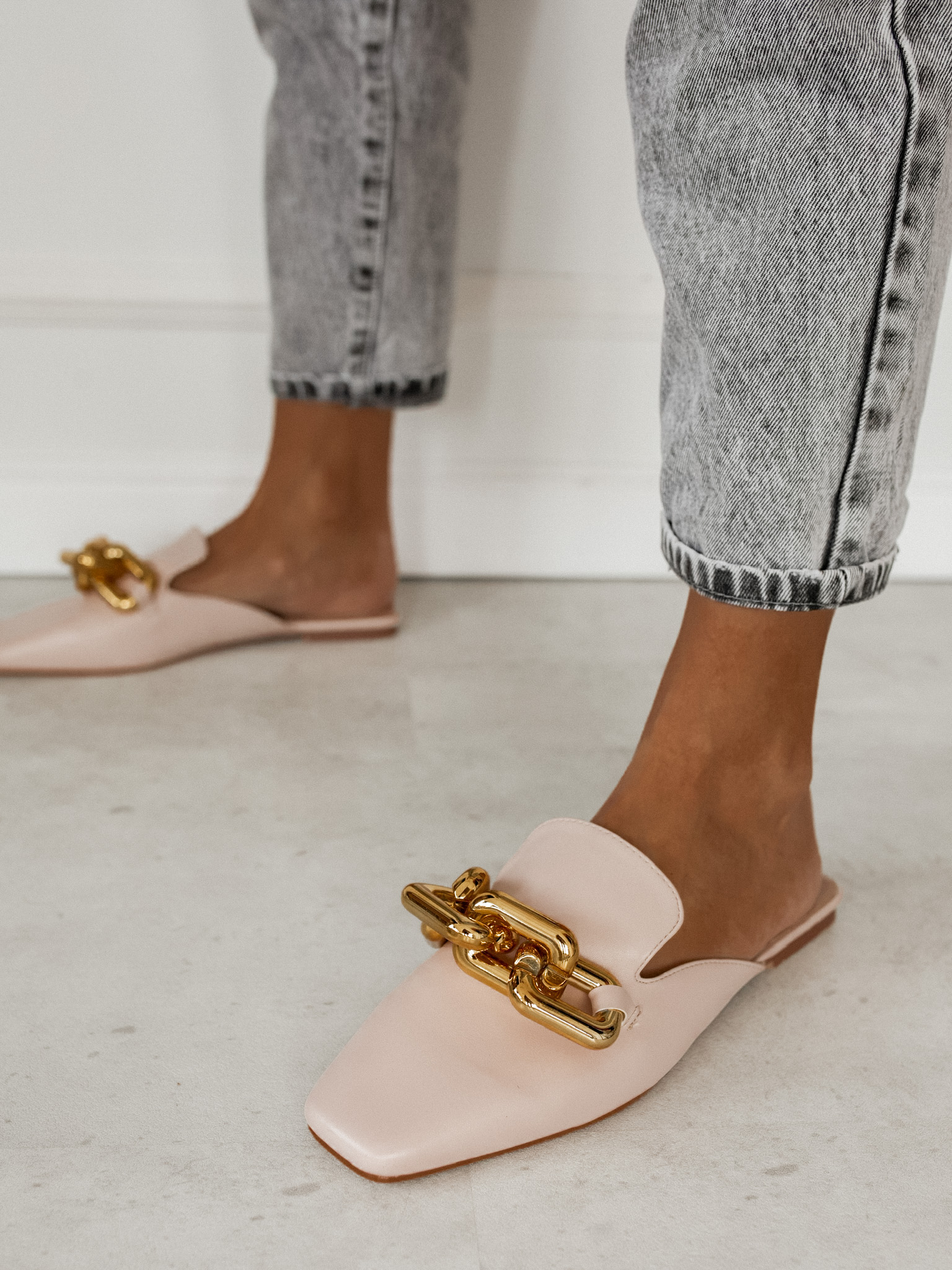 Pantofle Ellen/beige Velikost: 39