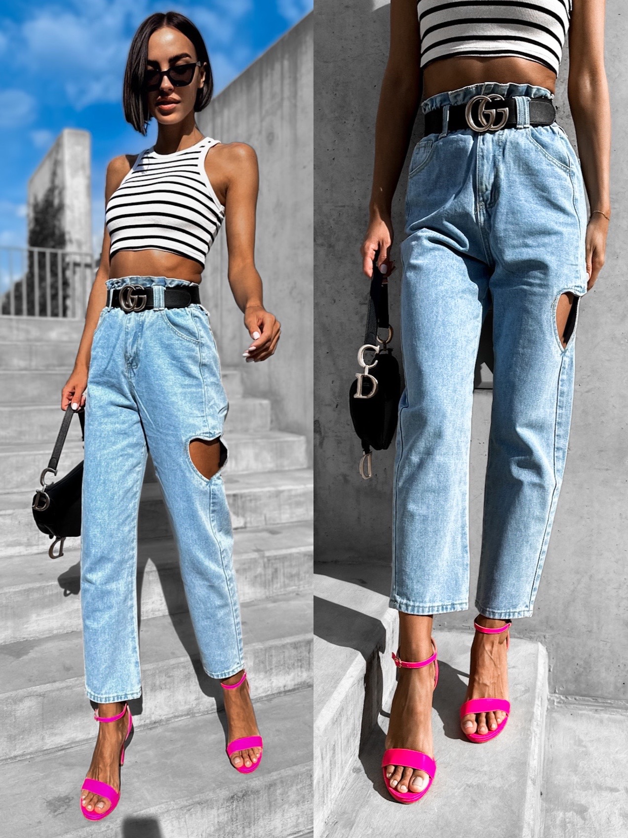 Světle modré denim džíny CALLANE Velikost: M
