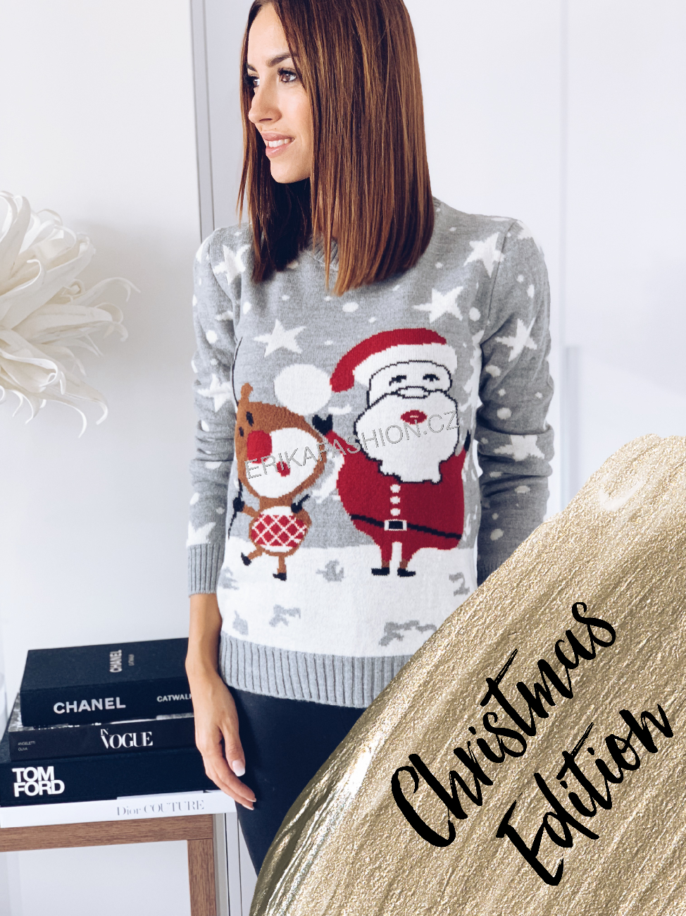 Svetr Santa /Short Barva: Tmavě modrá