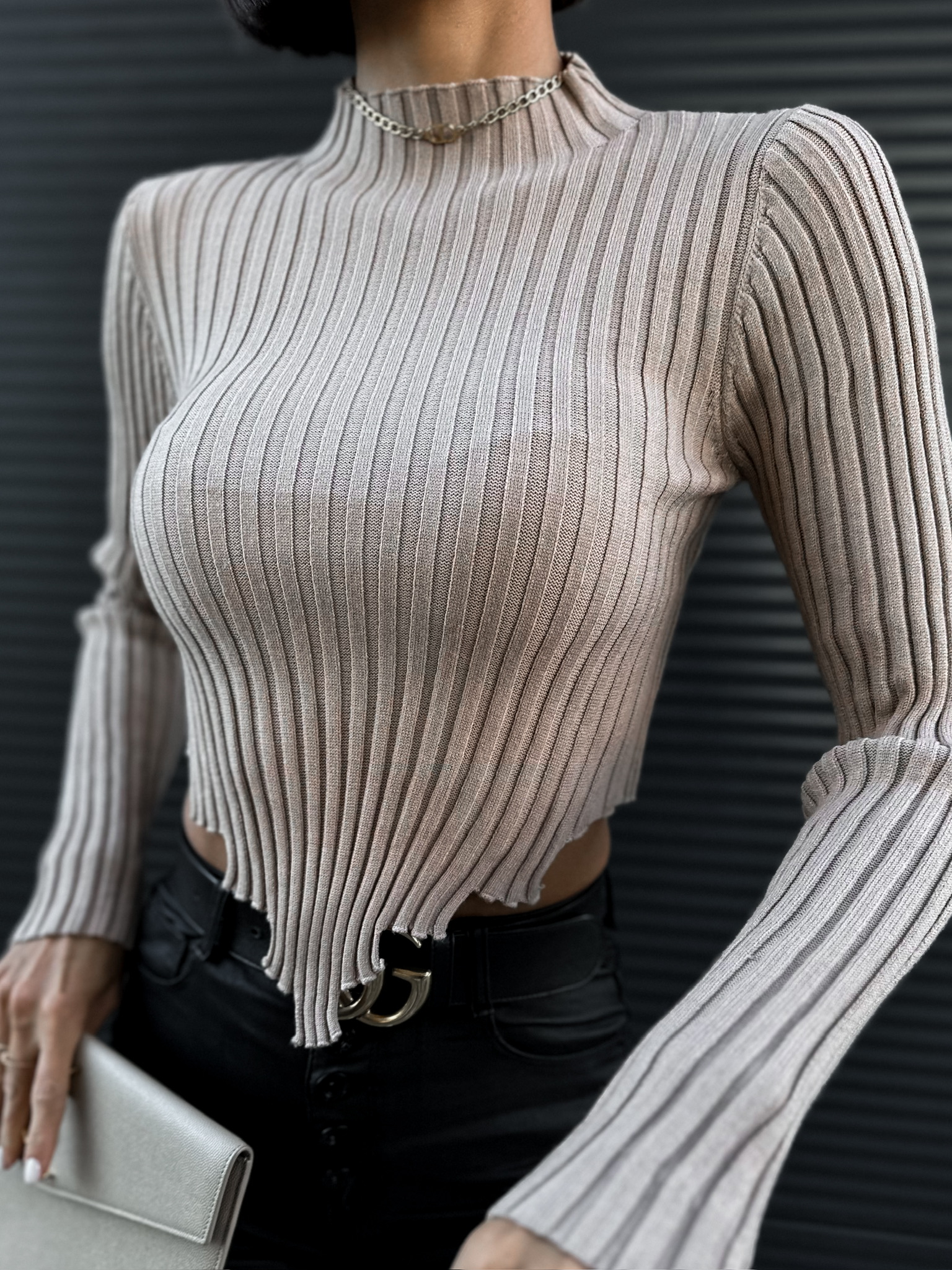 Hnědý svetřík ARIZONKA 