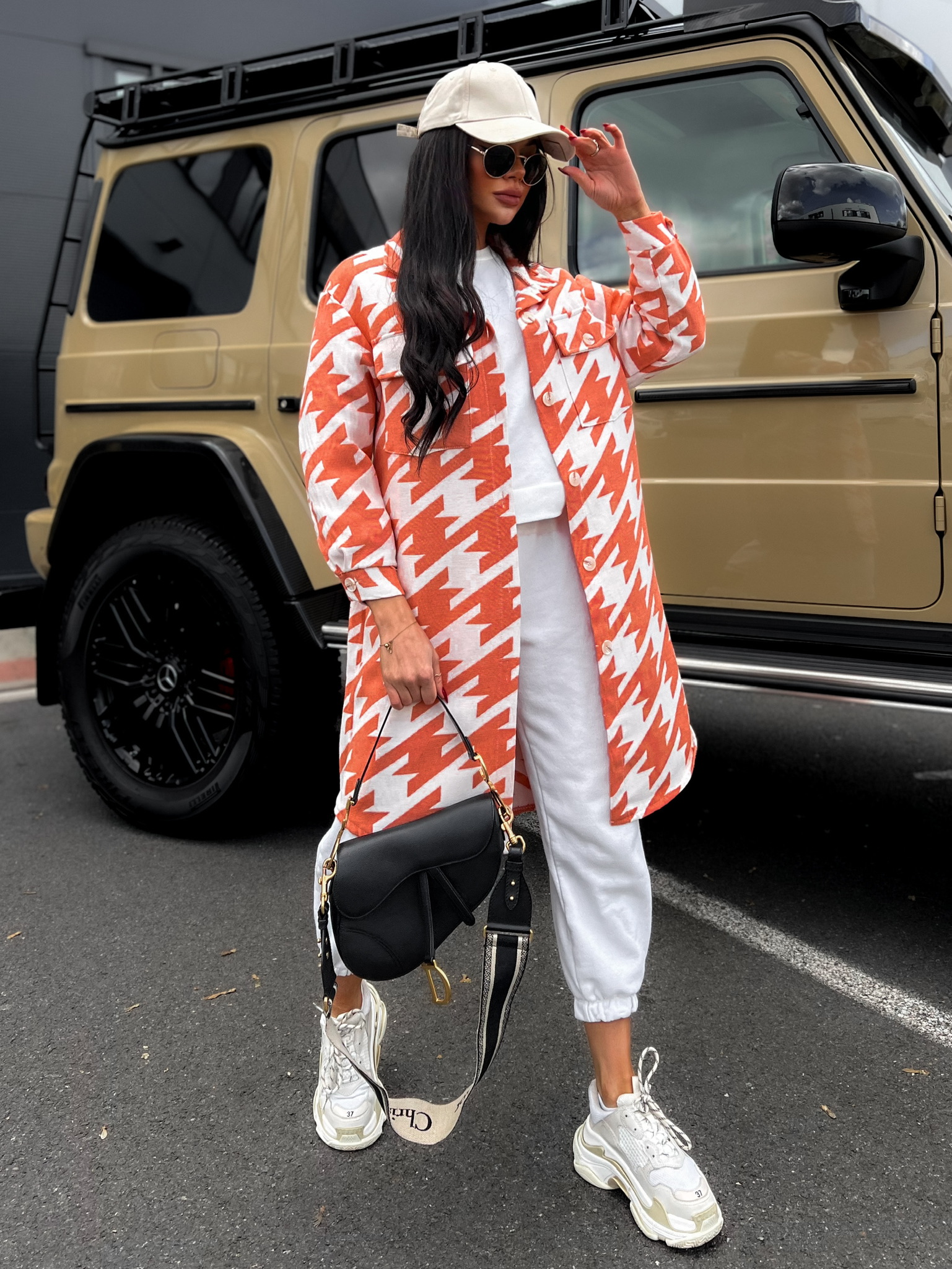 Meruňková Košile/kabátek CYNTHIE Velikost: ONESIZE