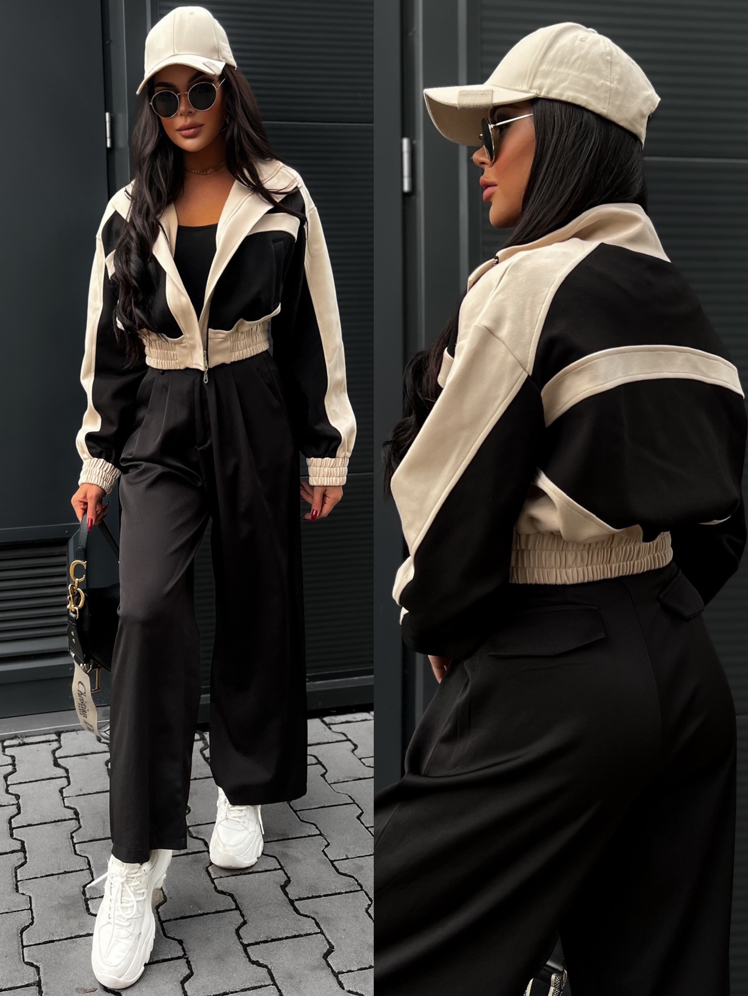 Černohnědá krátká bunda FERN 