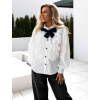 Bílá elegantní košile JESSYN s mašlí