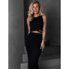 Černý dvoudílný komplet se sukní COVE