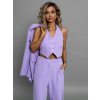 Fialový společenský kostýmkový komplet HOULET