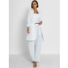 Bílé basic delší sako CASTIEL
