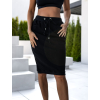 Černá bavlněná sportovní sukně VELASCO