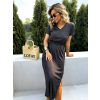 Černý elastický komplet se sukní SPIROS