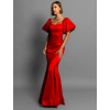 Červené společenské dlouhé šaty GLAMYT na ples