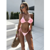 Růžové dvojdílné plavky bikiny KADELON na zavazování