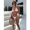 Růžové dvojdílné plavky bikiny KADELON na zavazování