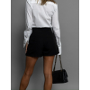 Černá skládaná sukně TONINO se všitými kraťasy