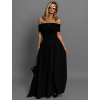 Černé dlouhé elegantní šaty DURIAN