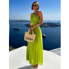 Zelené elegantní dlouhé šaty FLOAT